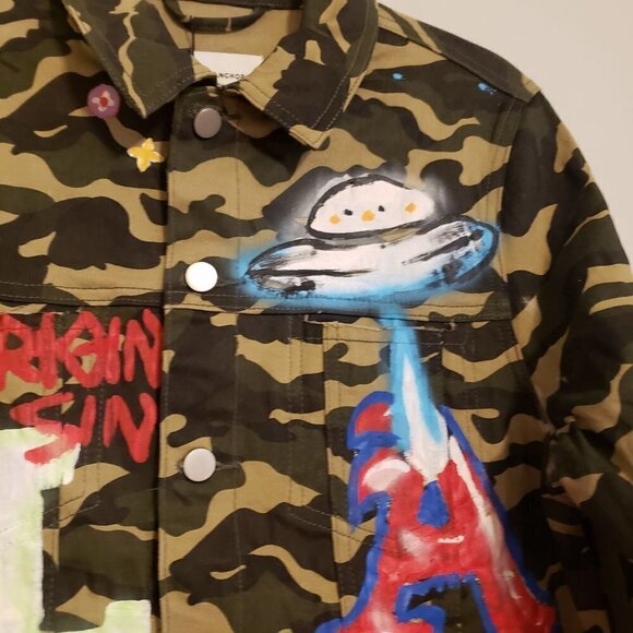 Lifted Anchors Starlight Cotton Blend Camo Jacket size S NWT - Picture 5 of 15